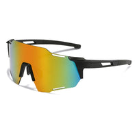 Black frame rainbow lens